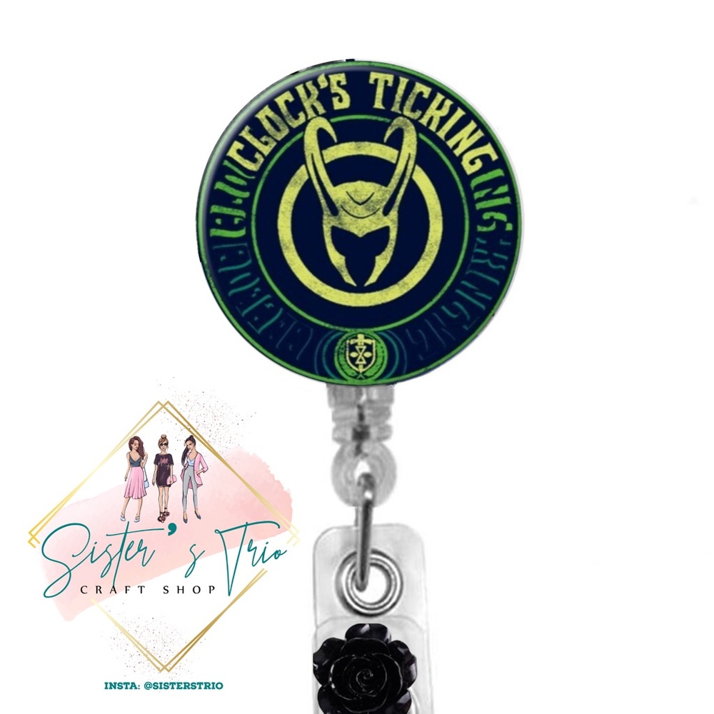 Marvel Loki Army  Retractable Badge Holder